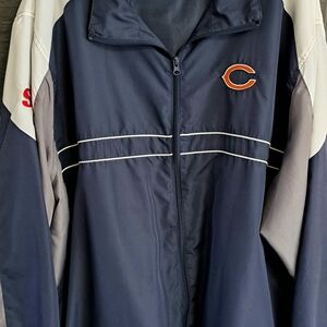 Dunbrooke Navy and Gray Varsity Jacket